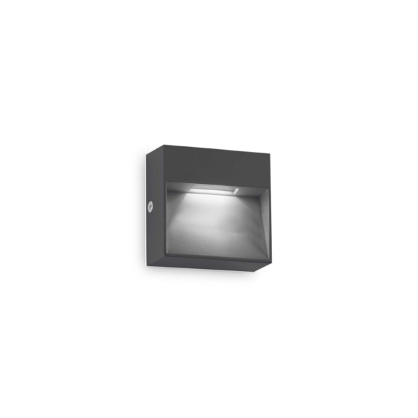 Светильник настенный светодиодный DEDRA AP BIG ANTRACITE Ideal Lux, LED бра