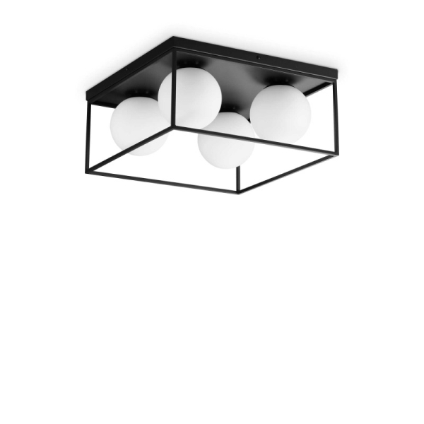 Стельовий світильник LINGOTTO PL4 NERO 327860
