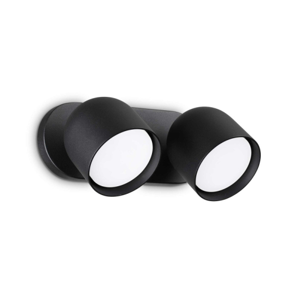 Бра настенное в спальню и гостиную DODO AP2 NERO Ideal Lux в стиле хай-тек