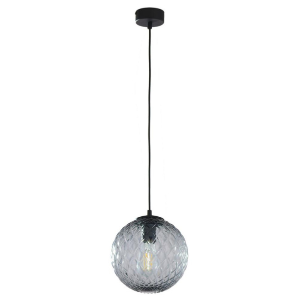 Подвесной светильник CADIX Графіт 210 TK Lighting в цвете чорный