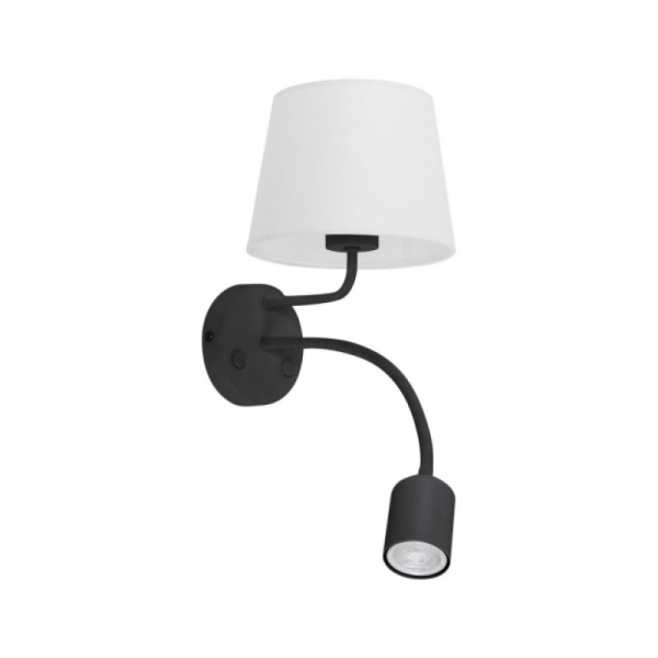 Бра настенное MAJA BLACK/WHITE E27 + GU10 TK Lighting