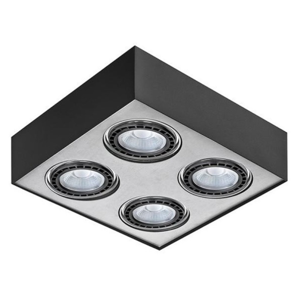Paulo 4 230V (black/aluminium)