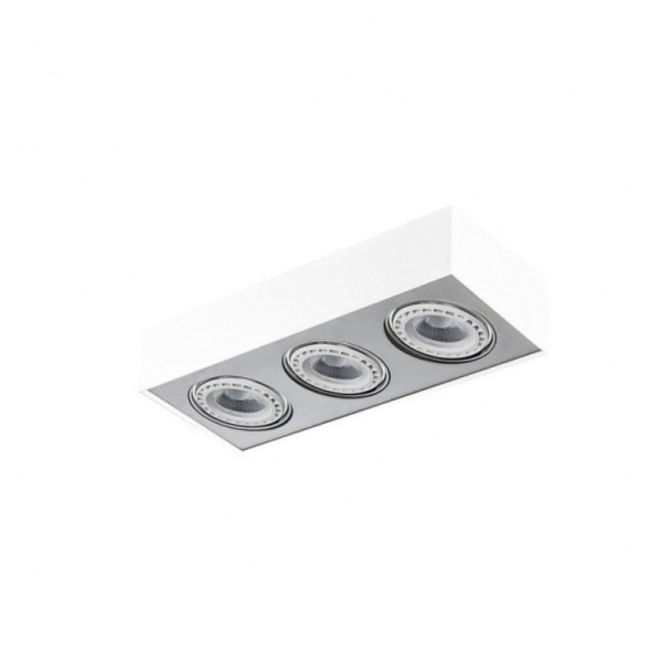 Paulo 3 12V (white/aluminium)