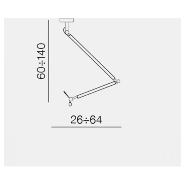 Светильник потолочный ZYTA S PENDANT LAMPBODY BLACK Azzardo