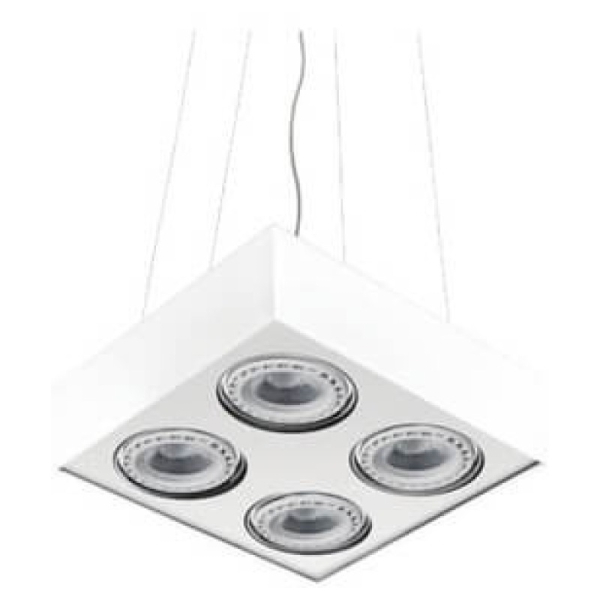 Paulo 4 pendant 230V (white/white)