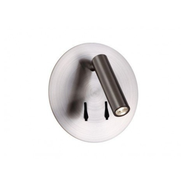 Светильник настенный светодиодный FARO SATIN NICKEL Azzardo, LED бра