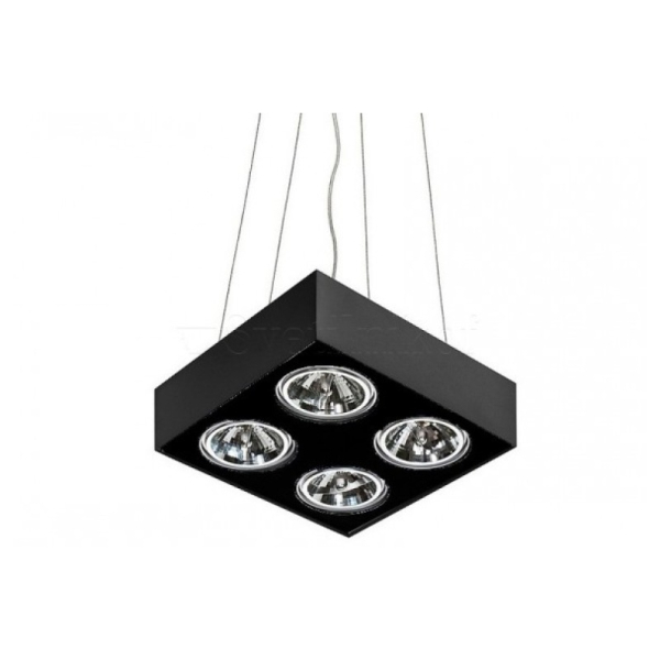 Paulo 4 230V Pendant (black/black)