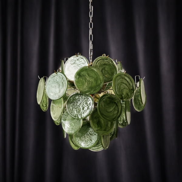 Люстра MURANO Sleek Green Glass Orbit 099