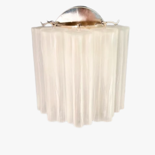 Пара настінних світильників із скла у вигляді трубок – 5 травлених скляних трубок. MURANO TUBE 202