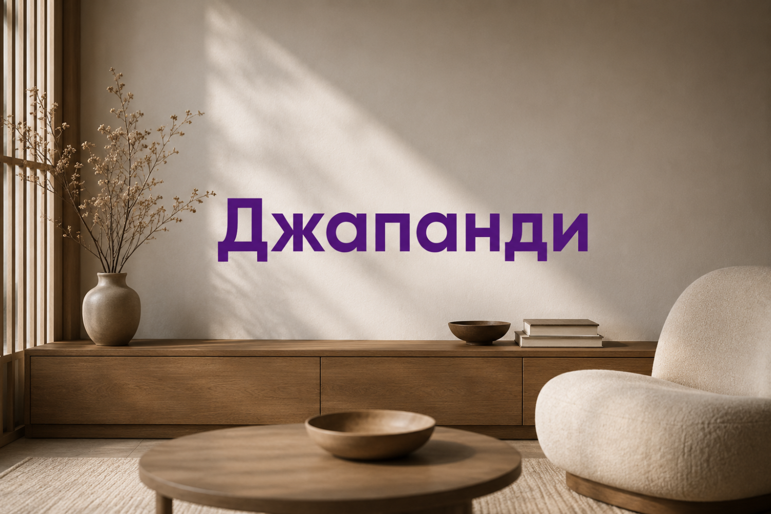 Джапанді — союз японського мінімалізму та скандинавського затишку