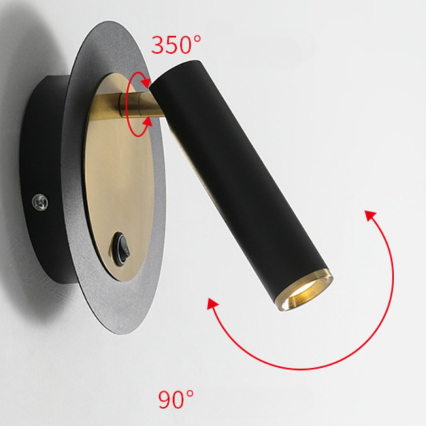 Бра RAPID WALL B Колір Білий + Латунь