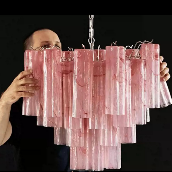 Люстра MURANO 168 Pink Anzazo купити 76604грн.