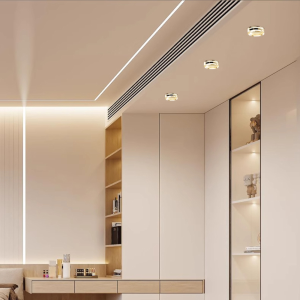 Точкове світло AGE Колір Срібло. 7W. Тепле світло