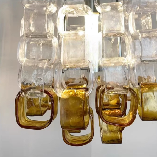 Люстра MURANO Amber Cube 038