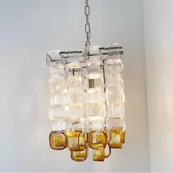 Люстра MURANO Amber Cube 038