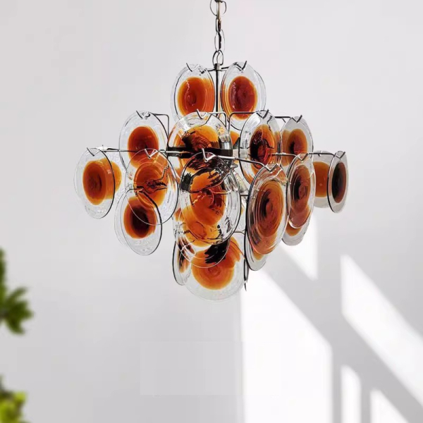 Люстра MURANO Amber Halo 127