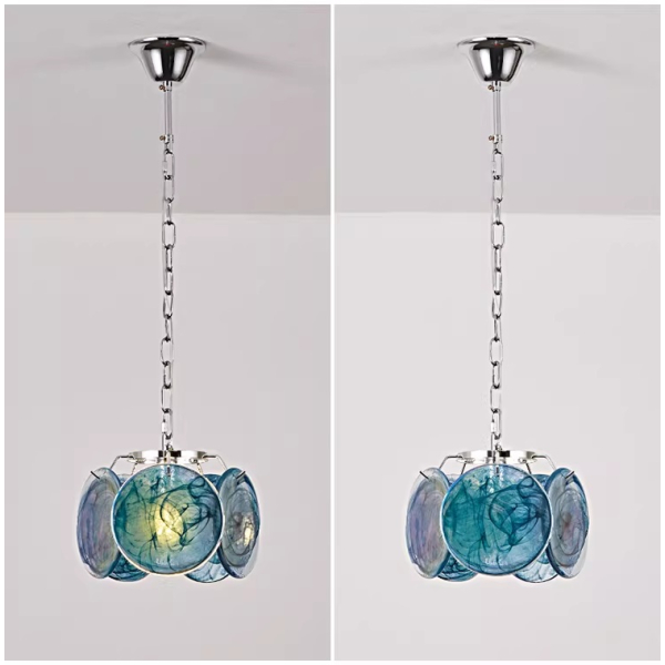 Люстра  MURANO Blue Orbit 068