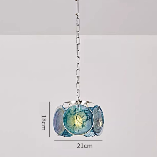 Люстра  MURANO Blue Orbit 068