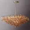 Люстра MURANO Brown Crystal Cascade 157