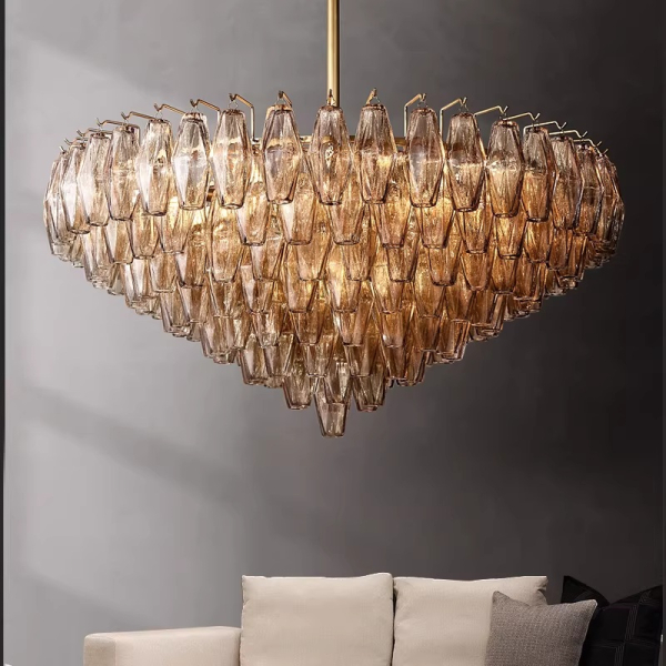 Люстра MURANO Brown Shimmer Frame 155