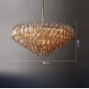 Люстра MURANO Brown Shimmer Frame 155 Anzazo купити 67276грн.