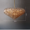 Люстра MURANO Brown Shimmer Frame 155 Anzazo купити 67276грн.