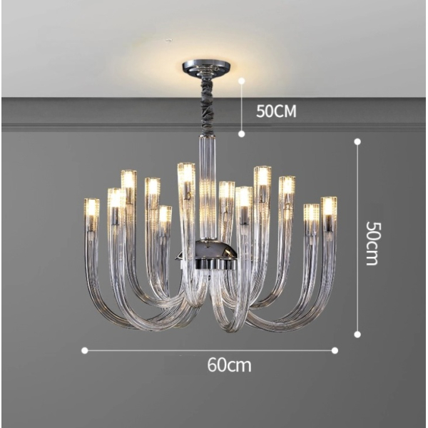 Люстра MURANO Crystal Cascade 016