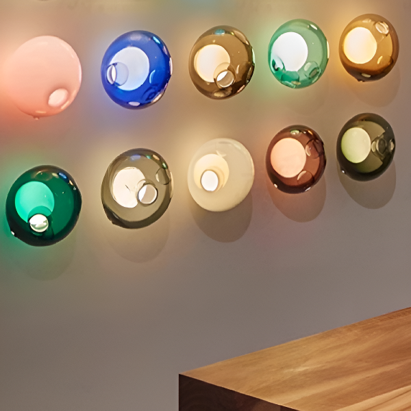 Бра Glass Paradox Молочно-біле глазуроване скло