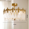 Люстра MURANO Gold Veil 139 Anzazo купити 12584грн.