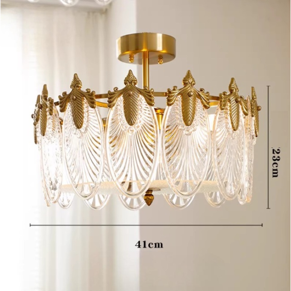 Люстра MURANO Gold Veil 139 Anzazo купити 12584грн.