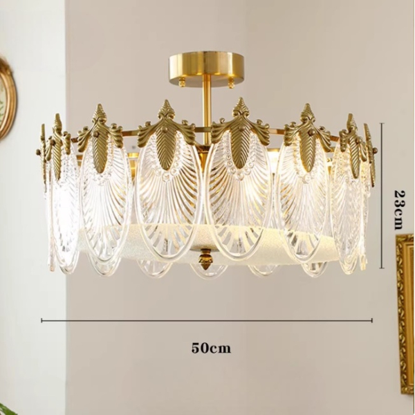 Люстра MURANO Gold Veil 139 Anzazo купити 12584грн.