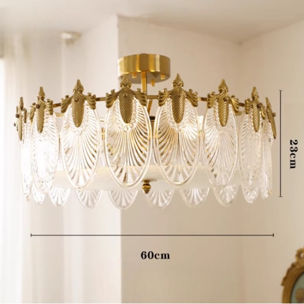Люстра MURANO Gold Veil 139 Anzazo купити 12584грн.