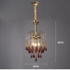 Люстра MURANO Golden Rain Chandelier 097
