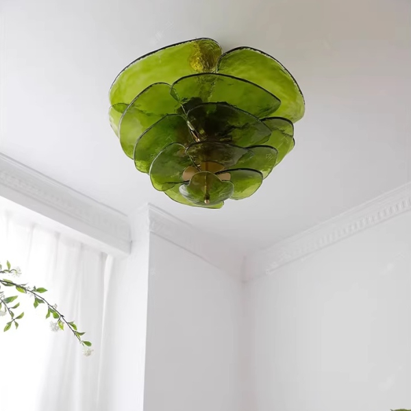 Люстра MURANO Green Lotus Petals 043