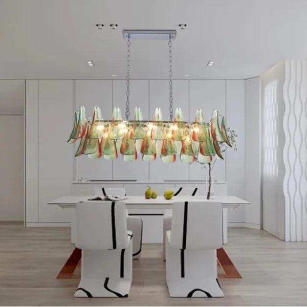 Люстра "Green petals" 010
