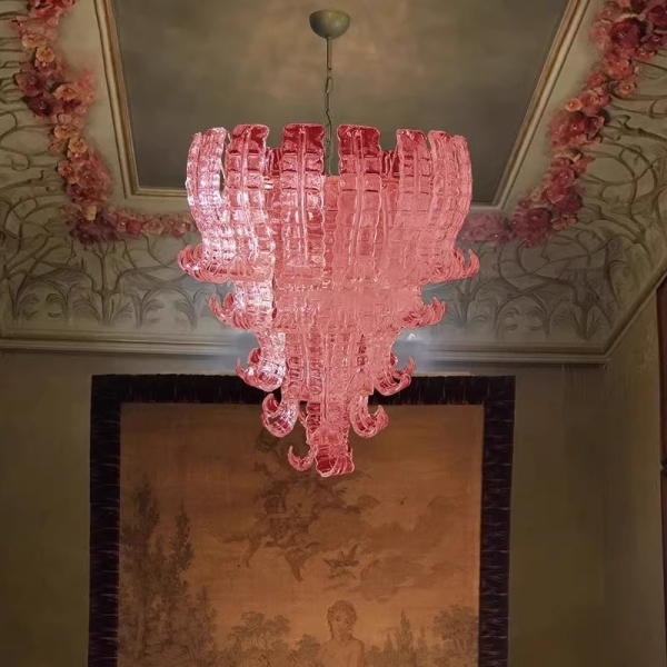 Люстра MURANO Imperial Cascade Red 053