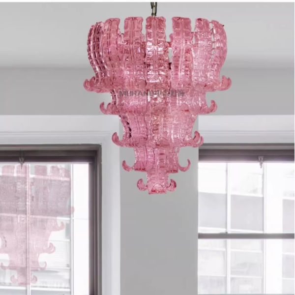 Люстра MURANO Imperial Cascade Red 053