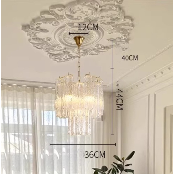 Люстра MURANO Imperial Cascade Transparent 052