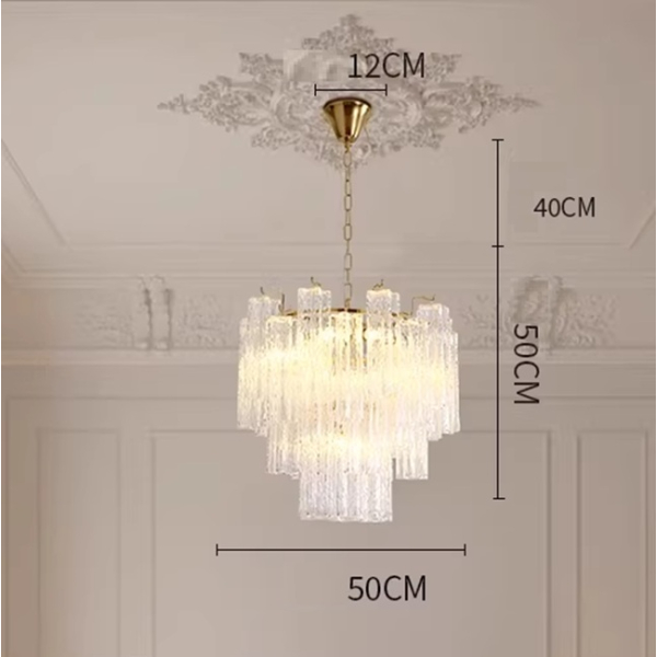 Люстра MURANO Imperial Cascade Transparent 052