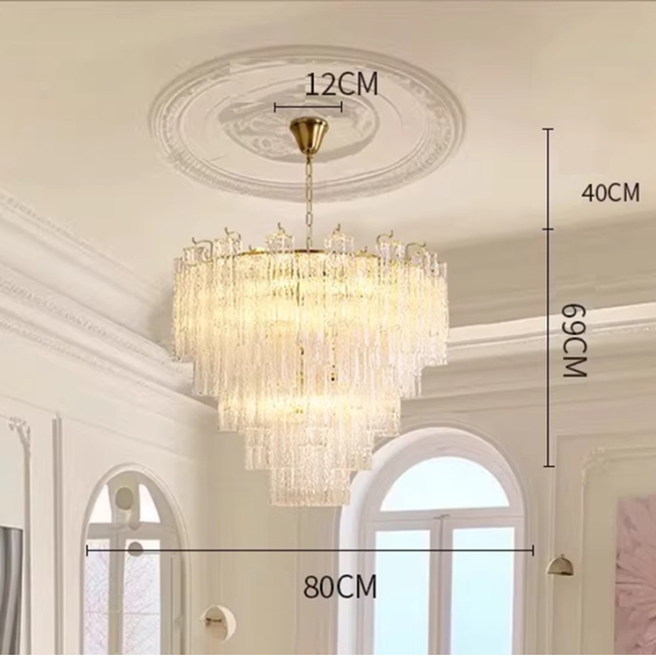 Люстра MURANO Imperial Cascade Transparent 052