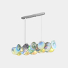Люстра MURANO Iridescent round dance 015
