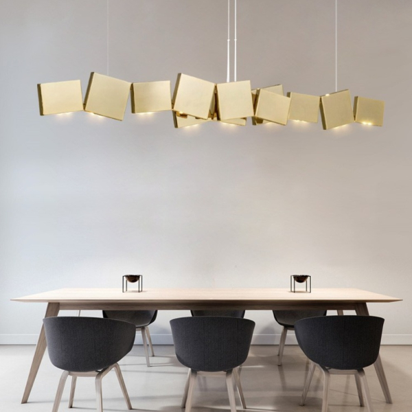 Рейковий, рядний світильник MEISTER 12 плафонів