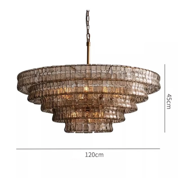 ЛЮСТРА MURANO 001 SMOKED