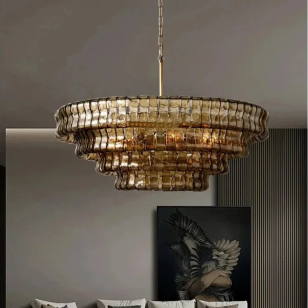 ЛЮСТРА MURANO 001 SMOKED