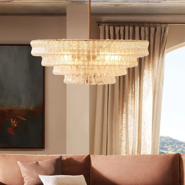 ЛЮСТРА MURANO 002 TRANSPARENT