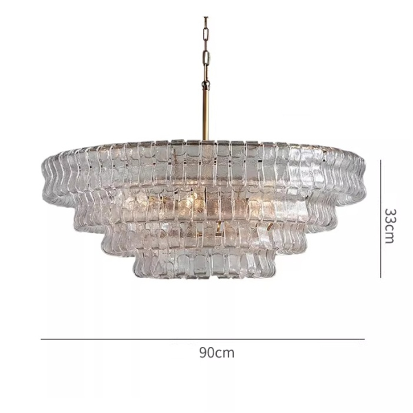 ЛЮСТРА MURANO 002 TRANSPARENT