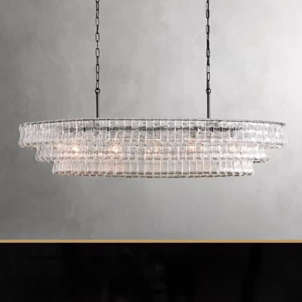 ЛЮСТРА MURANO «CRYSTAL WAVE» 003 TRANSPARENT