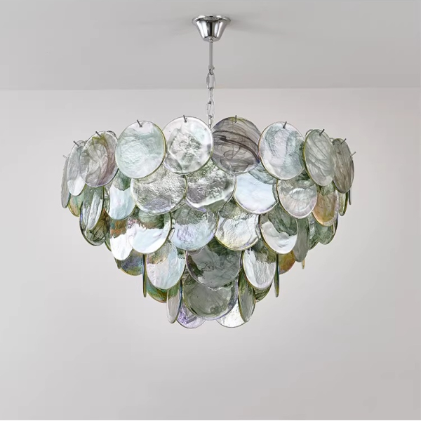 Люстра MURANO Green Modern Scaled Glass 104