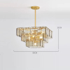 Люстра MURANO Opulent Glass Layer Chandelier 087