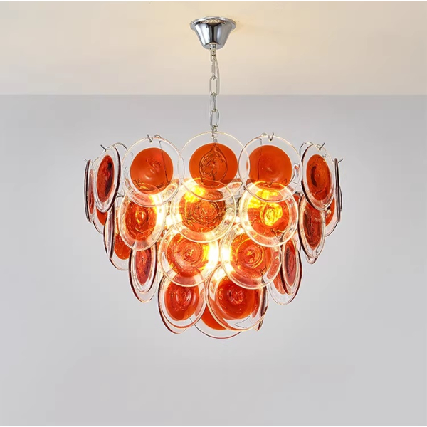 Люстра MURANO Orange Modern Scaled Glass 106